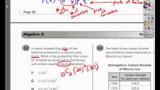 ***Question 32 - Tennessee Algebra 2 EOC Practice Test 1
