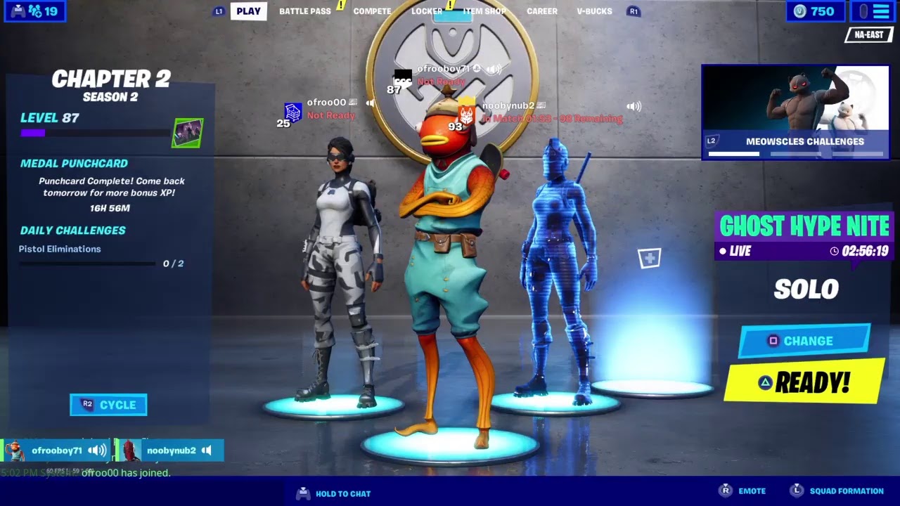 Ofroo is playin fortnite