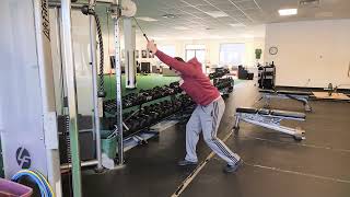 Split Stance Straight Arm Pulldown| EVOLUTION SPORTS PERFORMANCE