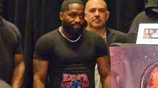 🚨WOW🚨 ADRIAN BRONER MAKES AN APPEARANCE DURING TANK DAVIS FRANK MARTIN PRESSER