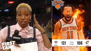 "Jalen Brunson is a UNSTOPPABLE DEMON" - Monica McNutt on Knicks beat Cavaliers 121-108 in Game 3