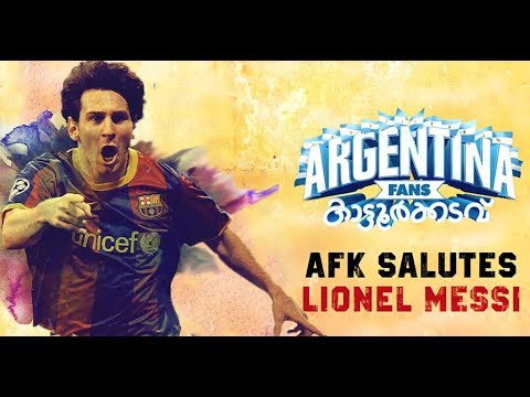 Argentina Fans Kaattoorkadavu   AFK salutes Lionel Messi  MESSI VERSION