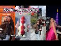 Kyoto japan vlog  food market fushimi inari shrine day trip