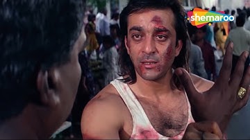 Top Action Scenes Of Sanjay Dutt | Andolan Movie Action Scene | 90