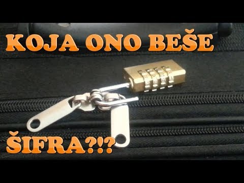 Video: Šta je brava sa kombinacijom ključa?