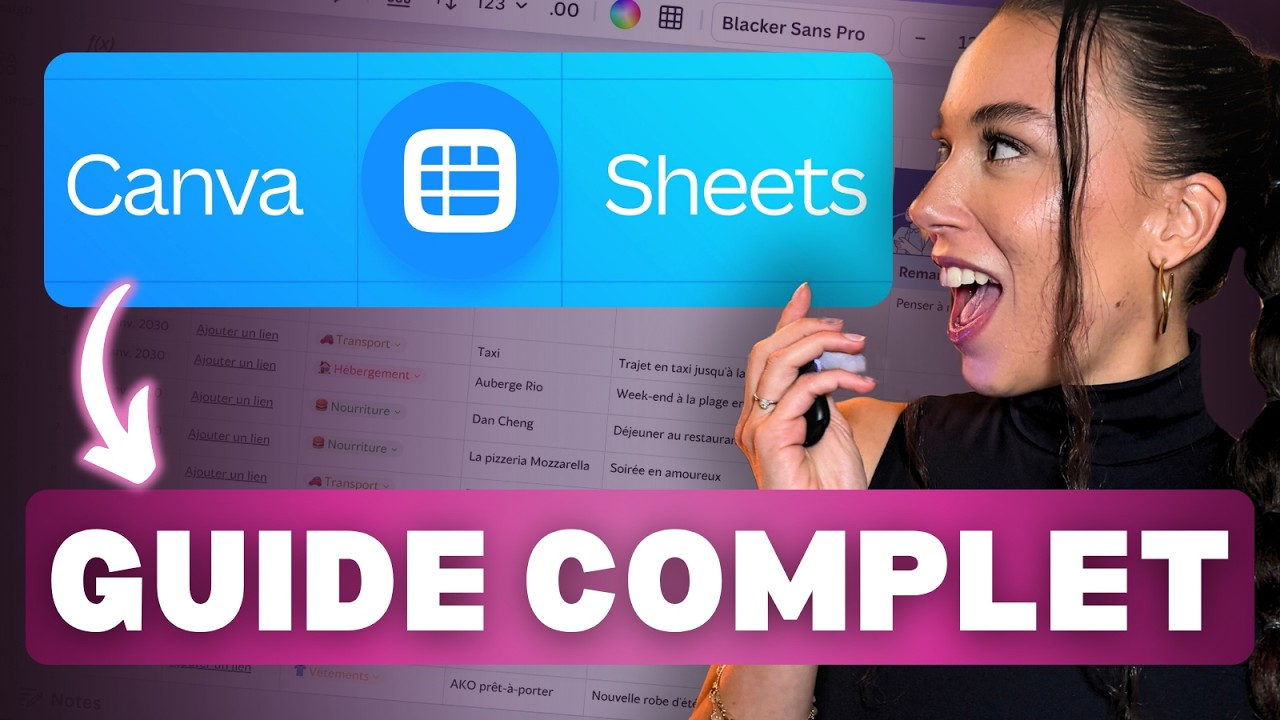Arrête Excel et Google Sheets : Canva fait mieux ! (Canva Sheets)