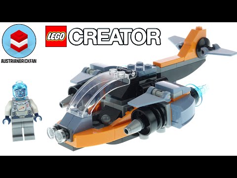 Lego Creator 31111 Cyber Drone - Lego Speed Build Review