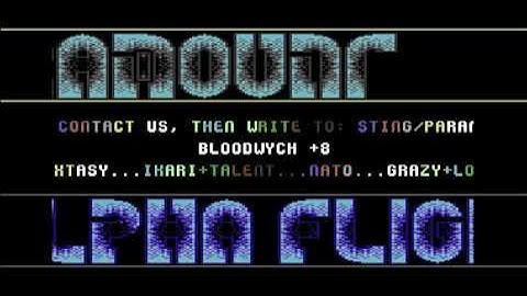 Paramount and Alpha Flight  Intro 10 ! Commodore 64 (C64)