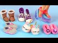 6 Farklı Kendin Yap Barbie Ayakkabısı Nasıl Yapılır? DIY BARBIE SHOES