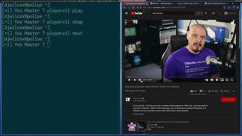 playerctl control videos playing in firefox, chromium and vlc from the command line