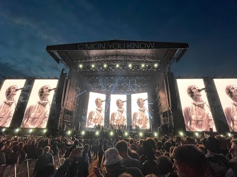【Full & 4K】Champagne Supernova - Liam Gallagher with John Squire at 1st Night of Knebworth