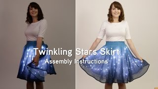 Twinkling Stars Skirt (Assembly Instructions) from ThinkGeek