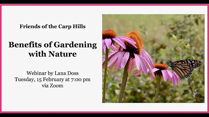 Benefits of Gardening with Nature webinar 15Feb2022