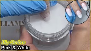 Cach Lam Dip Ombre Pink White Christine Lam