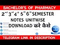 B pharmacy notes ll 2nd 3rd 4th 5th 6th semester notes ll Handwritten ll Pharma lectures ll