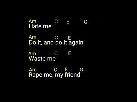 Rape me ( by Nirvana) chords & lyrics