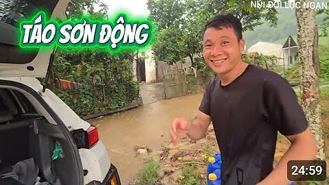 THĂM VƯỜN TÁO SƠN ĐỘNG CHIỀU MƯA TẦM TÃ I NÚI ĐỒI LỤC NGẠN
