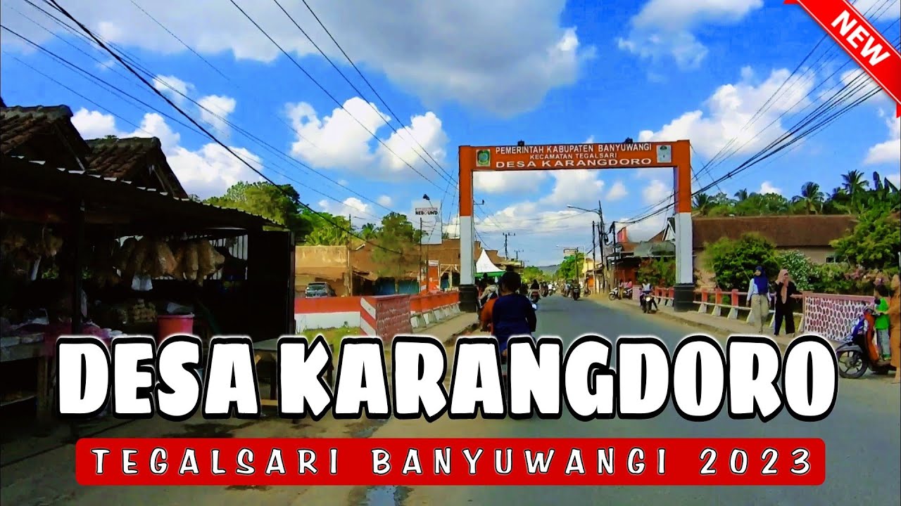 SUASANA DESA KARANGDORO TEGALSARI KABUPATEN BANYUWANGI 2023