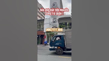 Bán nhà mặt tiền quận 1 | đường Nguyễn Công Trứ | có 1 hầm 6 lầu #banhamattienquan1 #batdongsan