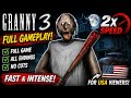 I Played Granny 3 at 2X SPEED… Pure Chaos! 💀 #granny #globalgaming #usagaming