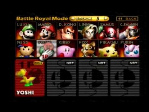 Nintendo All-Star Dairantou Smash Brothers for N64 Walkthrough