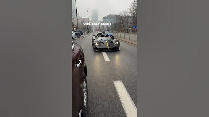 Pagani Zonda HP Barchetta w Warszawie 🤯