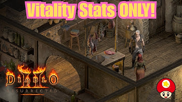 Ik stop al mijn statistieken in vitaliteit in Diablo 2 Hardcore - Normale modus (D2R HC SSF)