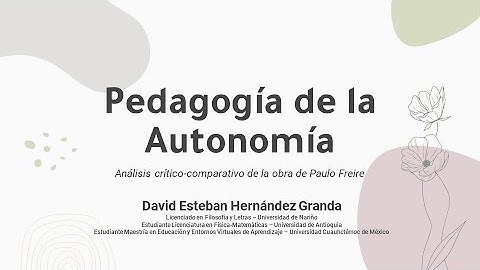 Pedagogía de la Autonomía - Paulo Freire (Capítulo I Completo)