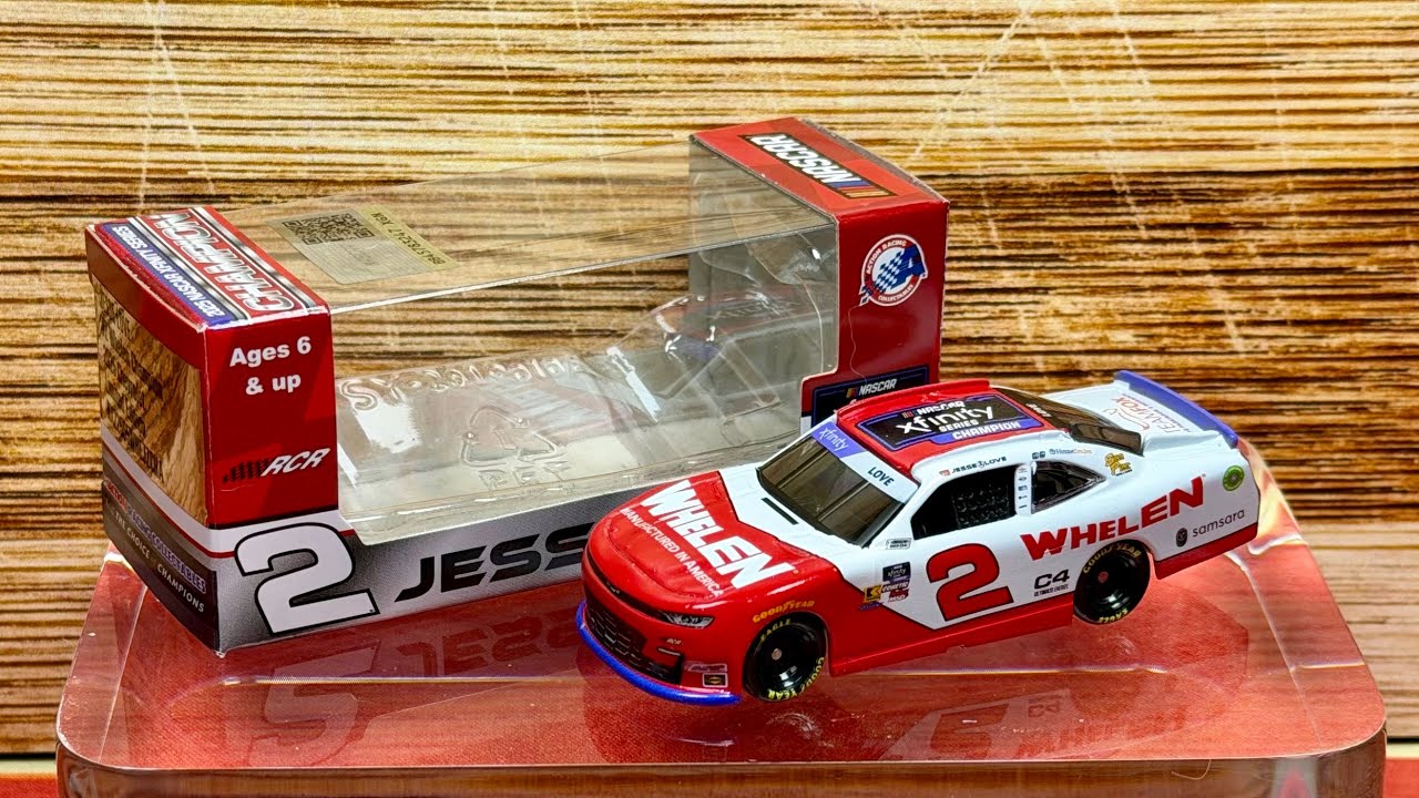 ナスカー 1/64 CUP CAR xfinity CAR 比較 REVIEW: Jesse Love 2025 Xfinity Series Champion 1:64 NASCAR Die