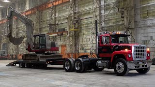 Hauling Our Takeuchi TB1140 With Our 1986 Ford LT9000