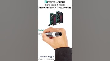Pepperl Fuchs Thru-beam Sensors: M100/MV100-RT/76a/103/115 | +91 79955 44066#shorts