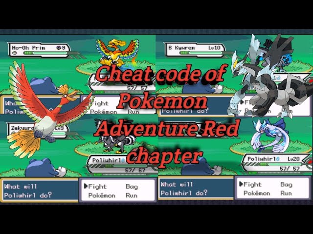 Pokemon Adventure Red Chapter Beta 12 Cheat Codes, PDF, Artificial  Mythology