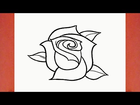 Video: Come Disegnare Una Rosa VKontakte