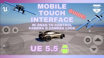Unreal Engine 5.5: GUIDE for Mobile Touch Interface | Camera Look & Lock Feature for Mobile Games! 🎮