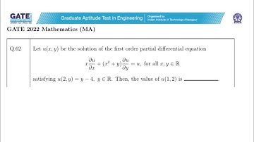 GATE-2022(Differential Equation).