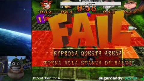 Crash Bash | Messing around with the cheat menu