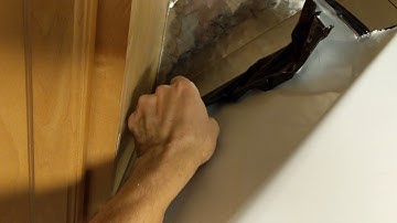 ZLINE 30 INCH OVEN HOOD INSTALL PART 25 HOOD UP AND PEELED