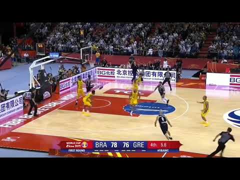 Bruno Caboclo game-winning block vs. Giannis - Brazil vs. Greece FIBA WC