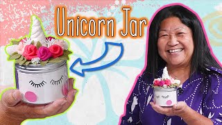 Make a Unicorn Jar for Unicorn Day!