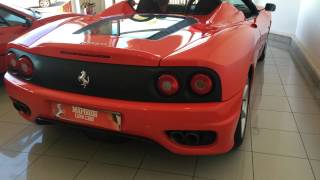 This is my ferrari 360 spider f1 on start up at the dealer before i
took it for a test drive. when heard had really no option but to do
every...