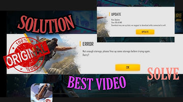 How To Fix Not Enough Storage Space to install required resources😱😱 Problem 100%🤗 Solved today 👋😍💯