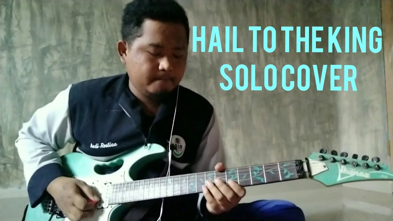 Hail to the king Avenged Sevenfold. guitar solo Standard tuning