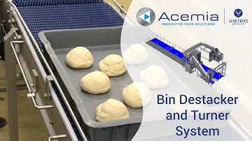 Bin Destacker and Turner System | Acemia