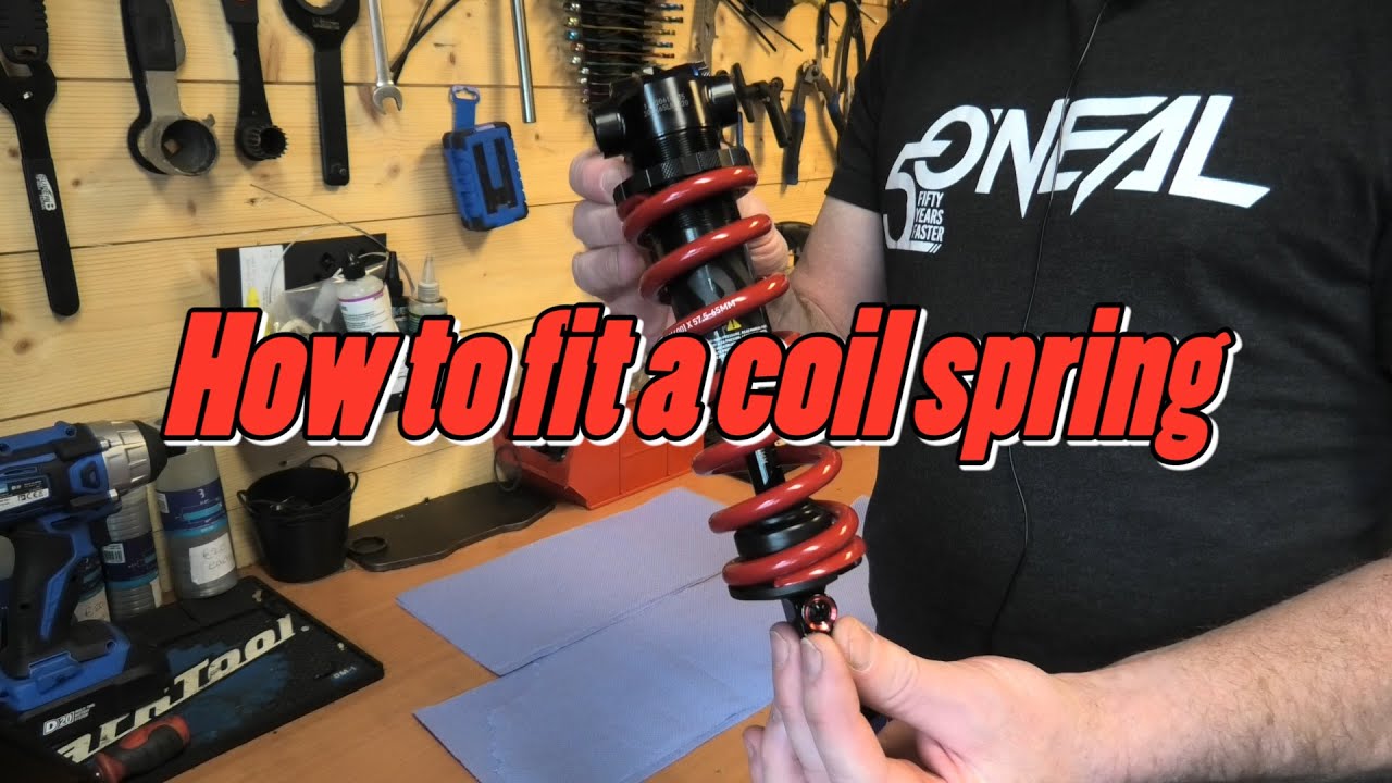 How to fit a coil spring - YouTube