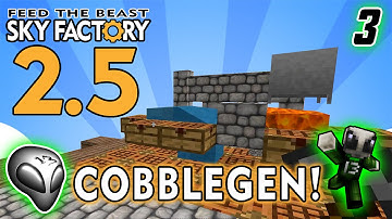 FTB Sky Factory 2.5 👽 Episode 3: Mob Farm & Cobble Generator