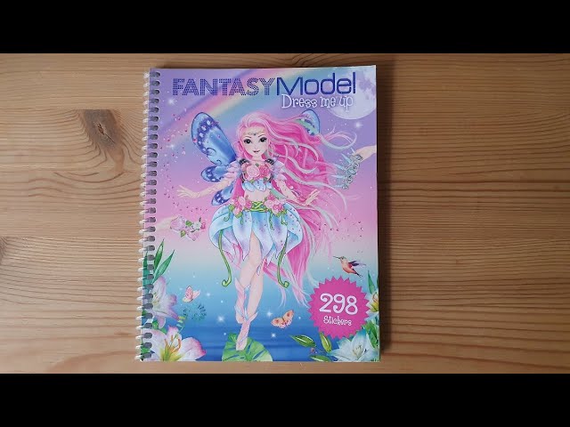 TOP Model Fantasy Model Dress Me Up Sticker Book Sent 1st Class