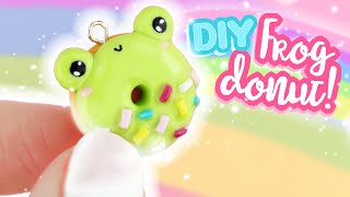 DIY Cute DONUT FROG! - Polymer Clay tutorial | KAWAII FRIDAY