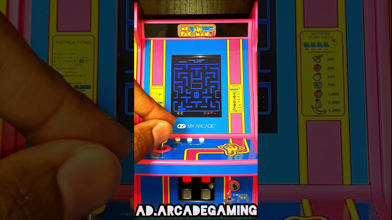 Ms. Pac-Man - ☆ Levels 1-6 - My Arcade Micro Player Pro