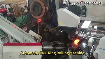 Automatic CNC Ring Rolling Machine #ringrolling