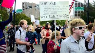Occupy Boise October 12, 2011 March - Main Street & Capitol Building